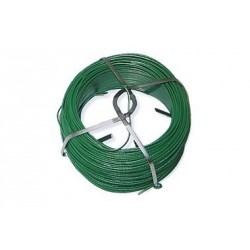 Rouleau de fil de fer galvanisé vert 50 m