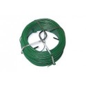 Rouleau de fil de fer galvanisé vert 30 m