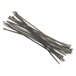 Colliers de serrage en nylon noir 80 x 2,5 mm